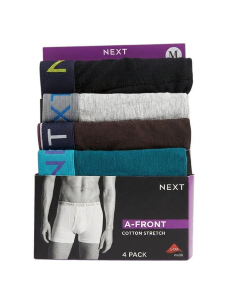 Image for Men's Plain Boxer Set 4 Pieces,Multi