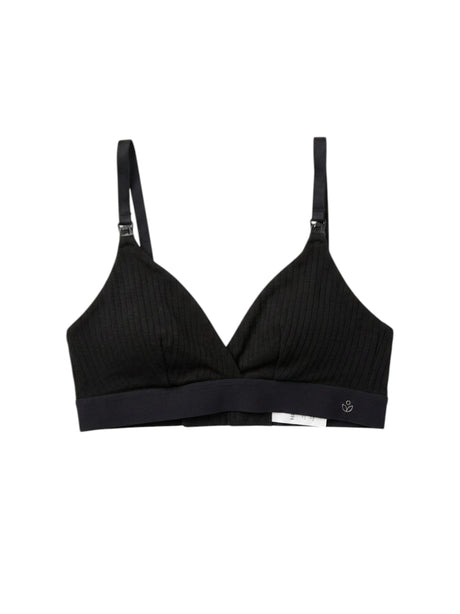 Image for Women's Ribbed Bra,Black