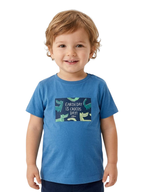 Image for Kids Boy's Printed Top,Blue