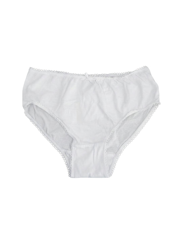 Image for Kids Girl's Plain Brief,White