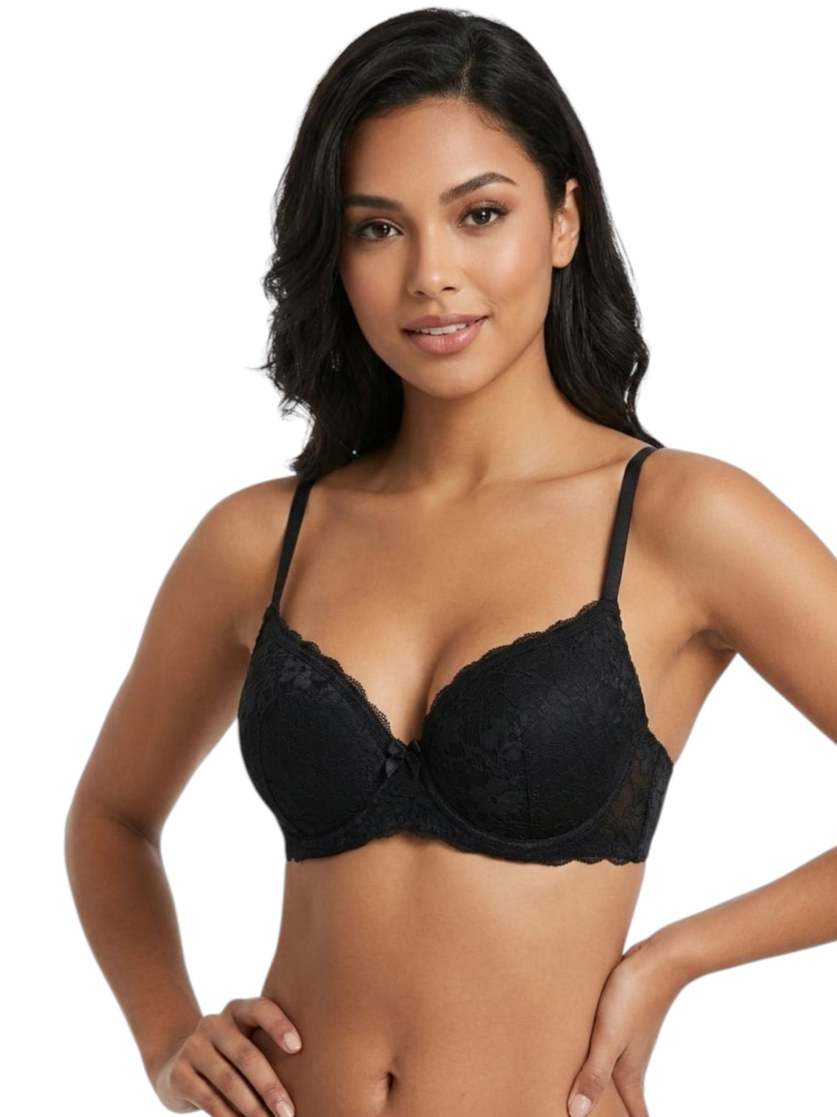 Image for Women's Lace Bra,Black