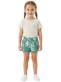 Image for Kids Girl's Printed Short,Green
