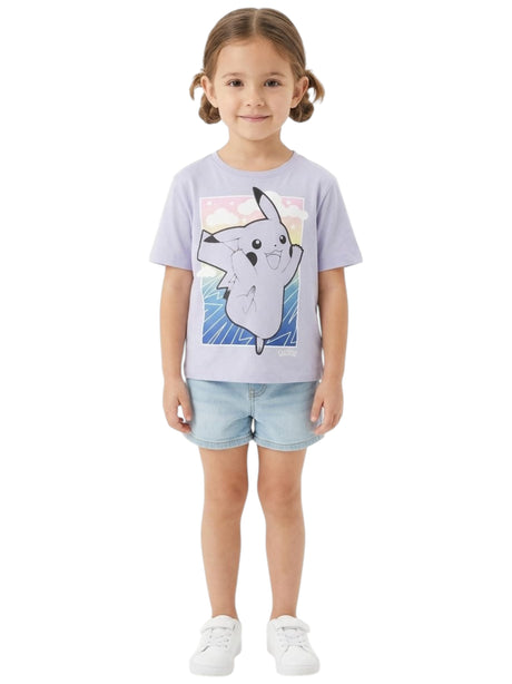 Image for Kids Girl's Printed Top,Dusty Purple