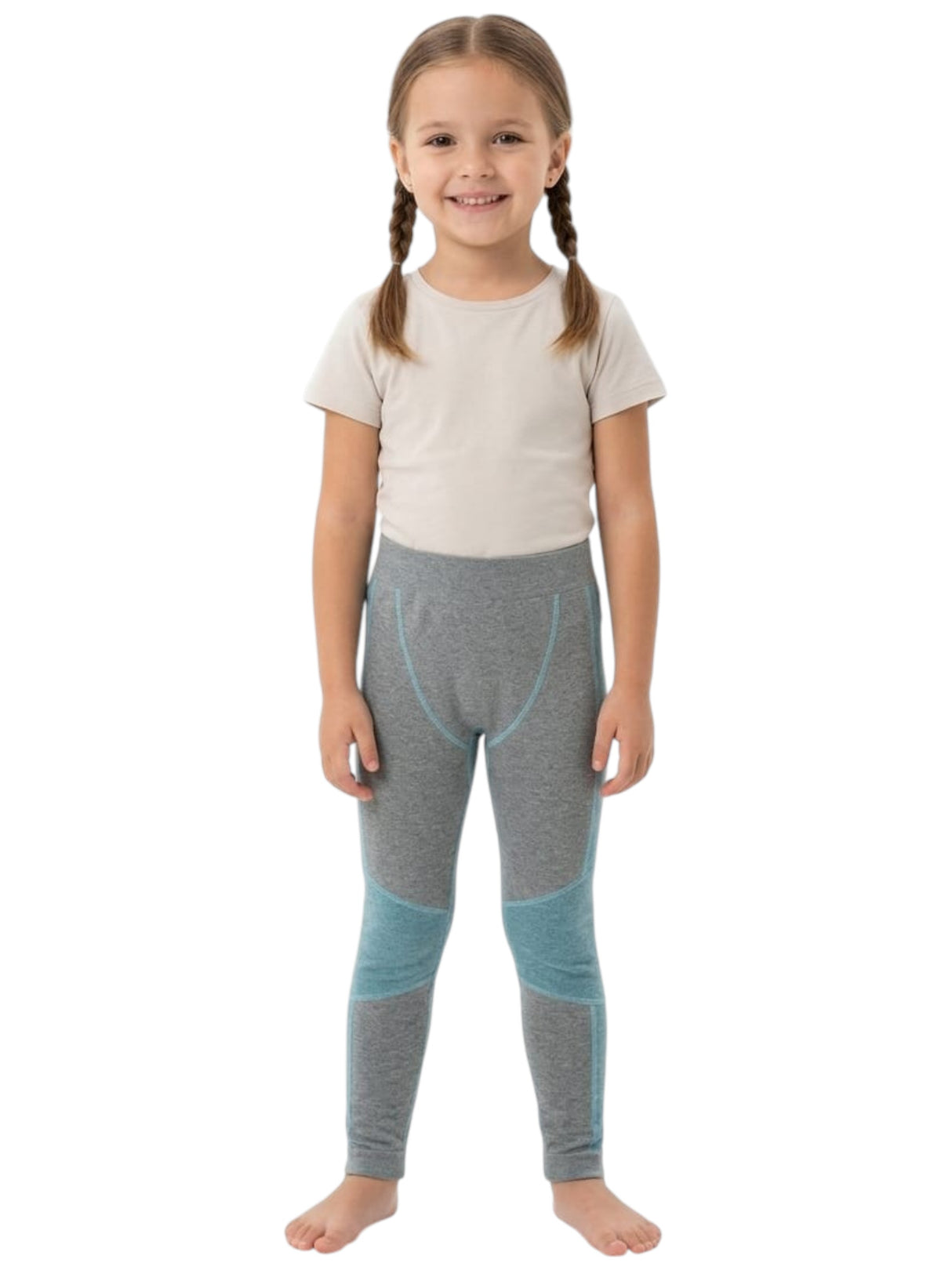 Image for Kids Girl's Colorblocked Legging,Grey