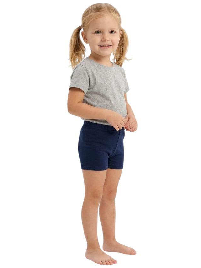 Image for Kids Girl's Open Textured Short,Navy