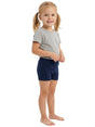Image for Kids Girl's Open Textured Short,Navy