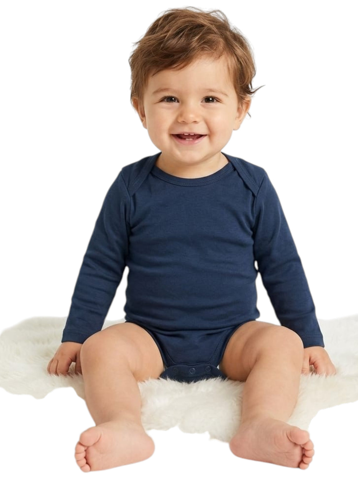 Image for Kids Boy's Plain BodySuit,Navy