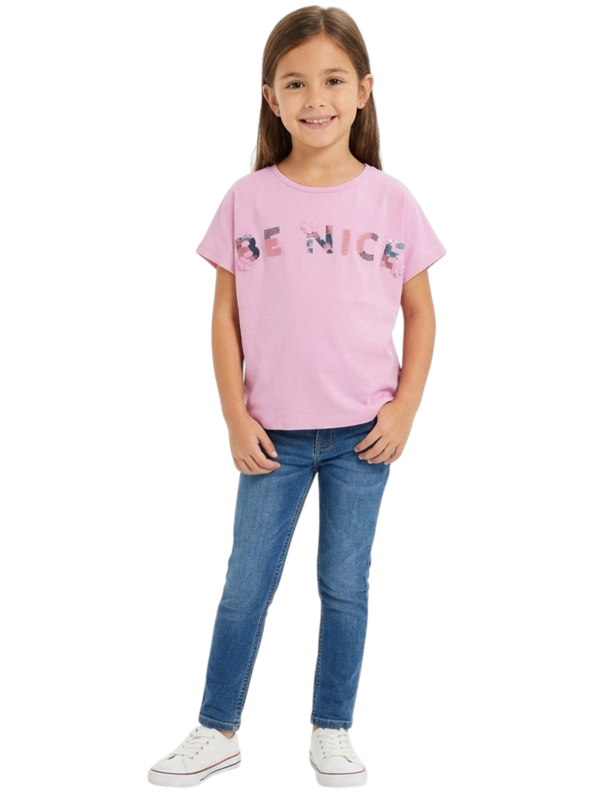 Image for Kids Girl's Printed Top,Pink