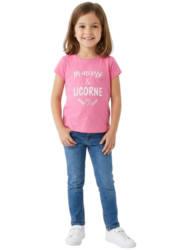 Image for Kids Girl's Printed Top,Pink