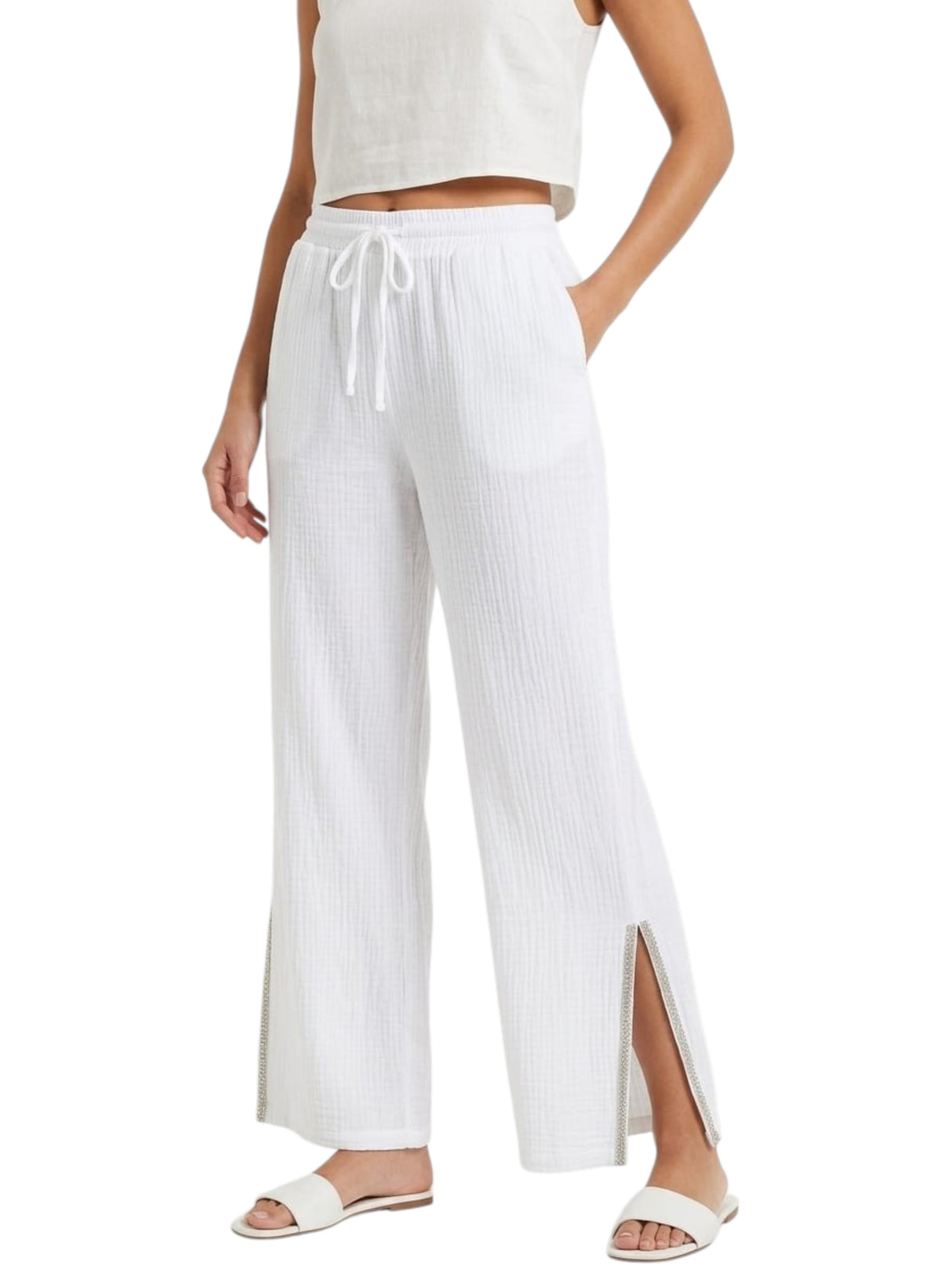 Image for Women's Plain Pant,White