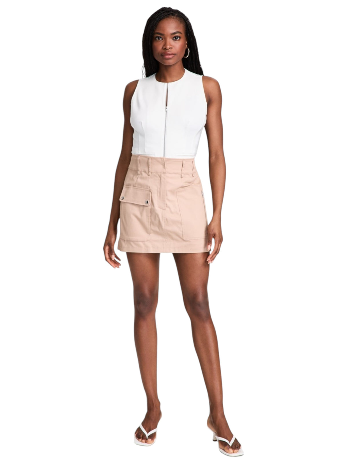 Image for Women's Plain Skirt,Beige
