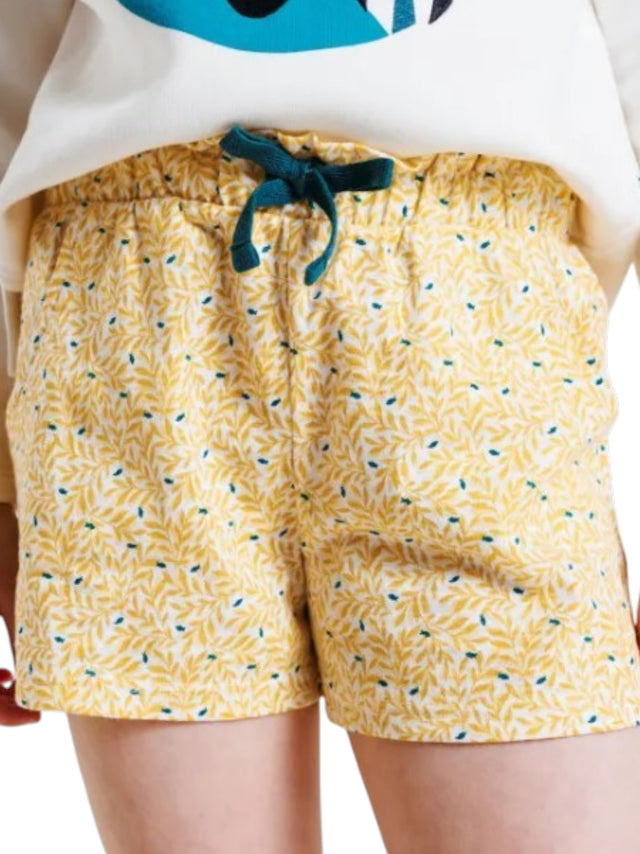 Image for Kids Girl's Printed Short,Yellow