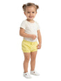 Image for Kids Girl's Plain Short,Lime Yellow