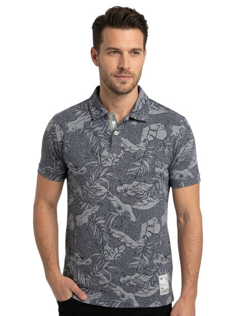 Image for Men's Printed Knitted Top,Grey