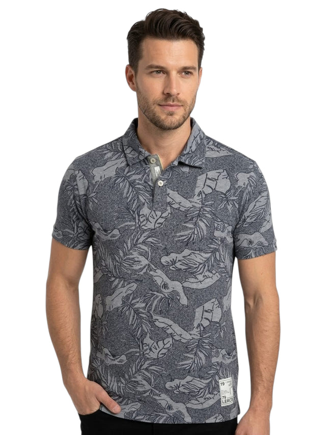 Image for Men's Printed Knitted Top,Grey