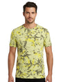 Image for Men's Printed Top,Lime Yellow