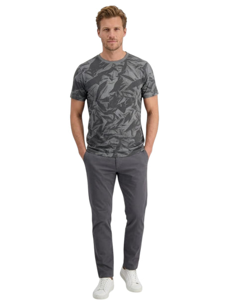 Image for Men's Printed Top,Grey