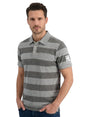 Image for Men's Knitted Stripepd Top,Grey