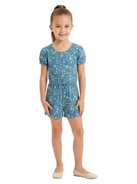 Image for Kids Girl's Printed Jumpsuit,Blue