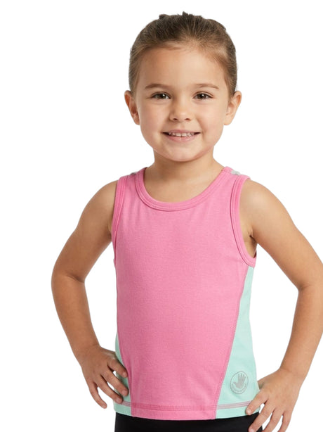 Image for Kids Girl's Colorblocked Top,Pink