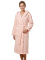 Image for Women's Faux Fur Sleepwear Robe&Belt,Light Pink