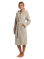 Image for Women's Faux Fur Sleepwear Robe&Belt,Beige