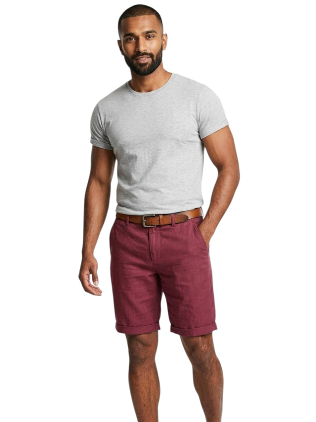 Image for Men's Plain Short,Burgundy