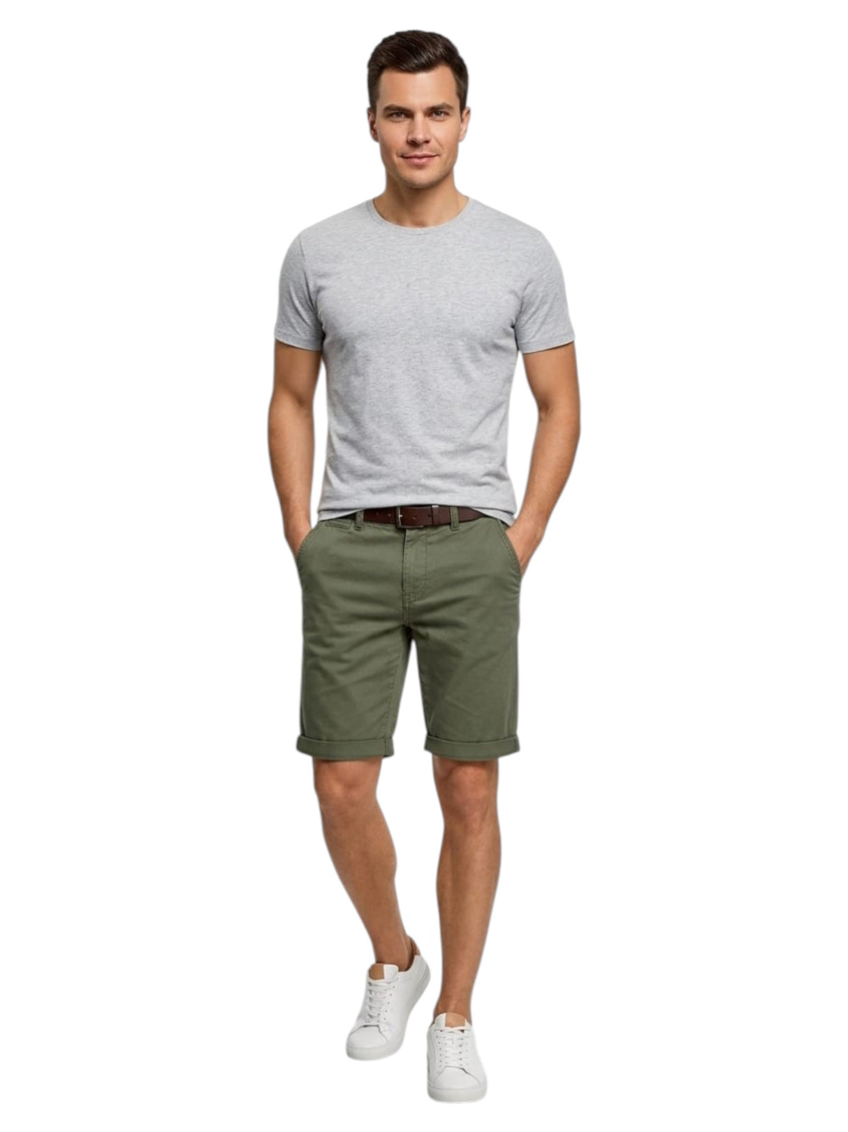 Image for Men's Plain Short,Olive