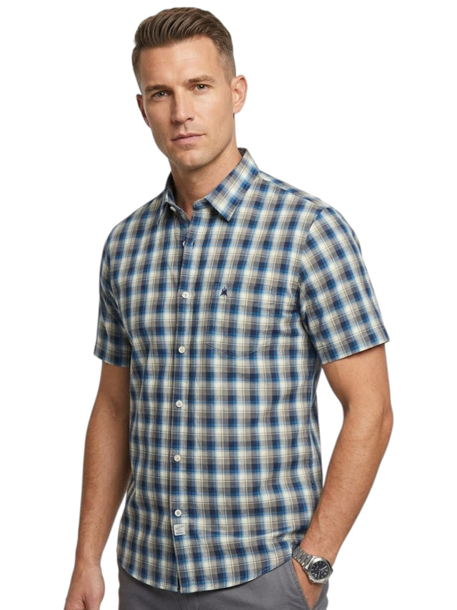 Image for Men's Plaid Dress Shirt,Multi