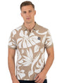 Image for Men's printed Top,Dusty Olive