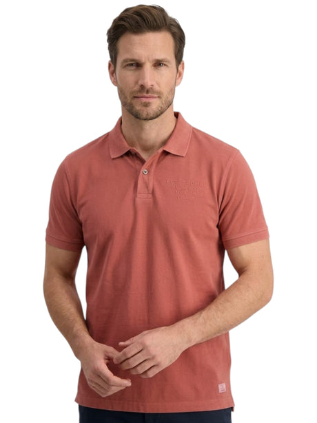 Image for Men's Plain Top,Dark Coral