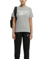 Image for Women's Brand Logo Printed Top,Grey