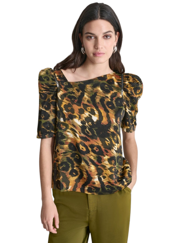 Image for Women's Printed Top,Multi