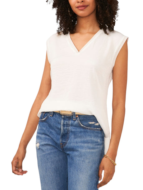 Image for Women's Plain Solid Top,White