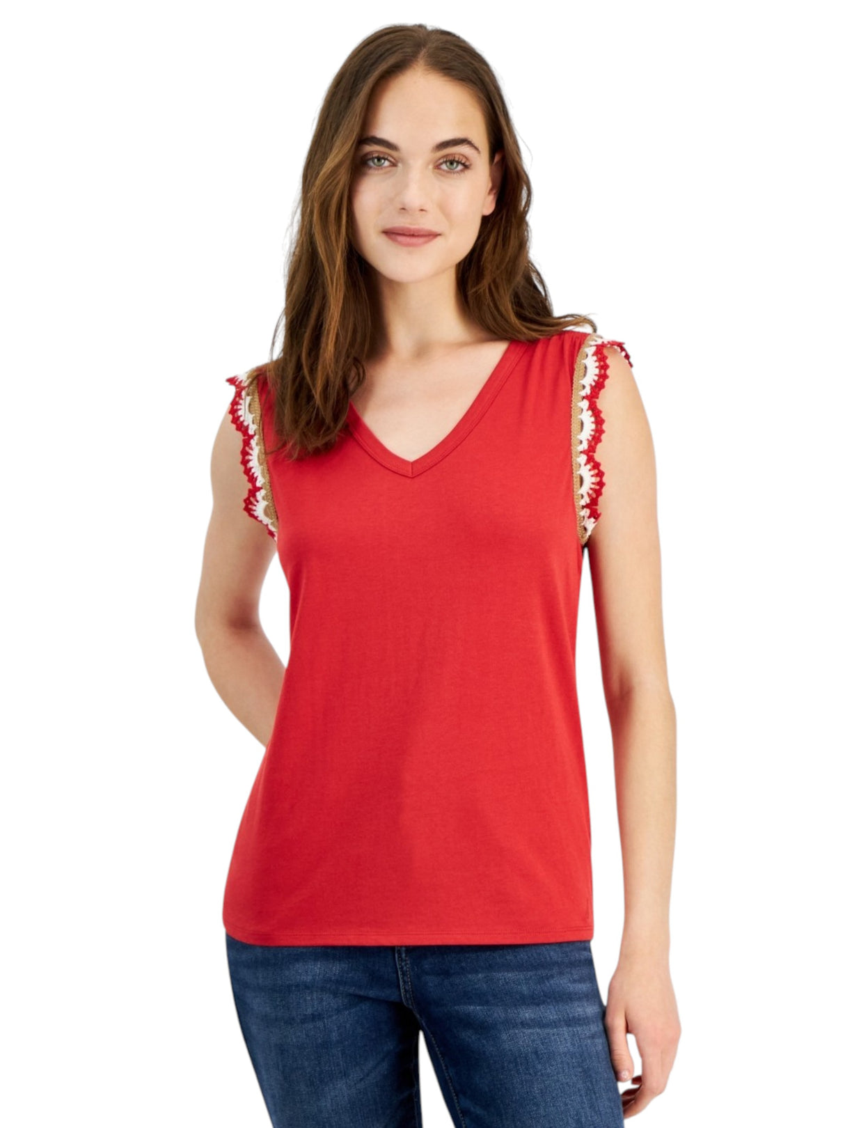Image for Women's Plain Top,Red