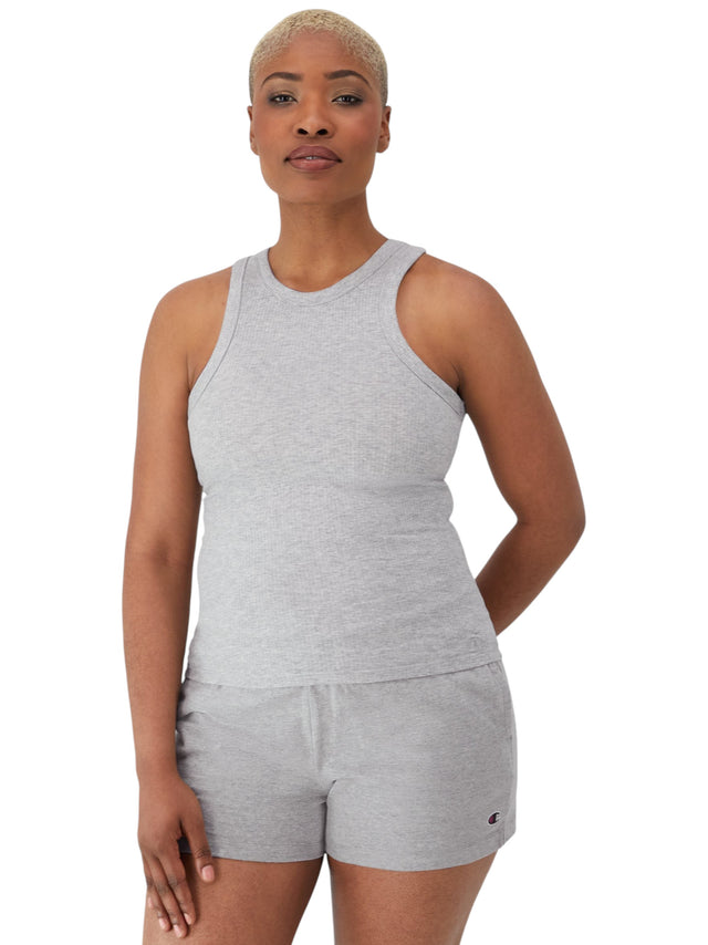 Image for Women's Ribbed Tank Top,Light Grey