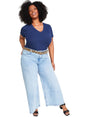 Image for Women's Plain Solid Top,Navy