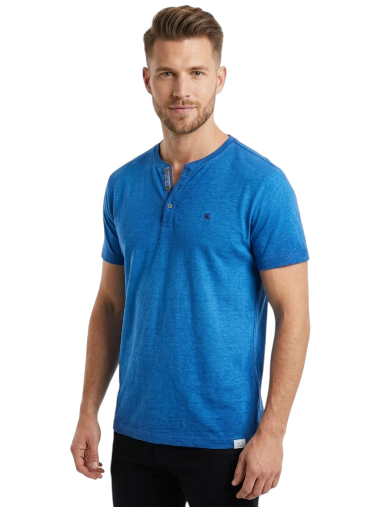 Image for Men's Ribbed Top,Indigo