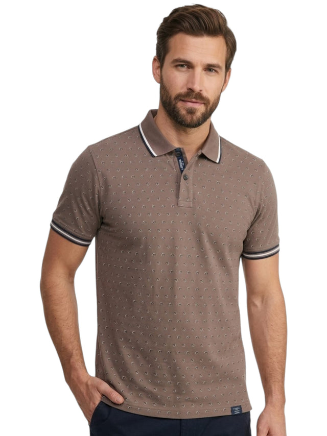 Image for Men's Printed Top,Brown
