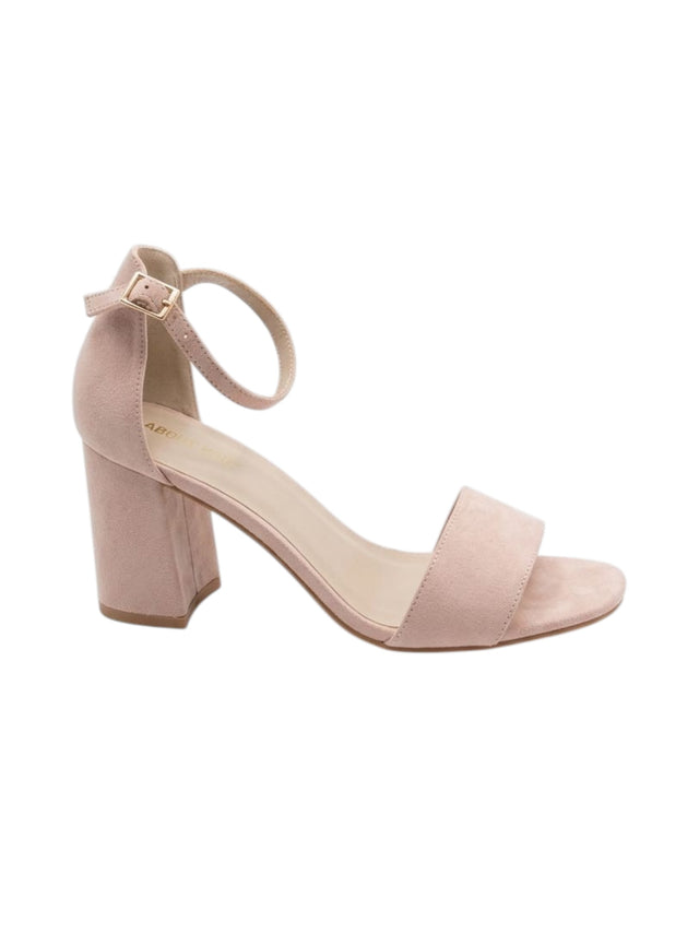 Image for Women's Plain Heeled Shoes,Dusty Rose