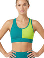 Image for Women's Colorblocked Sport Bra,Turquoise