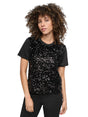 Image for Women's Sequined Top,Black