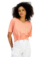 Image for Women's Back Printed Top,Peach