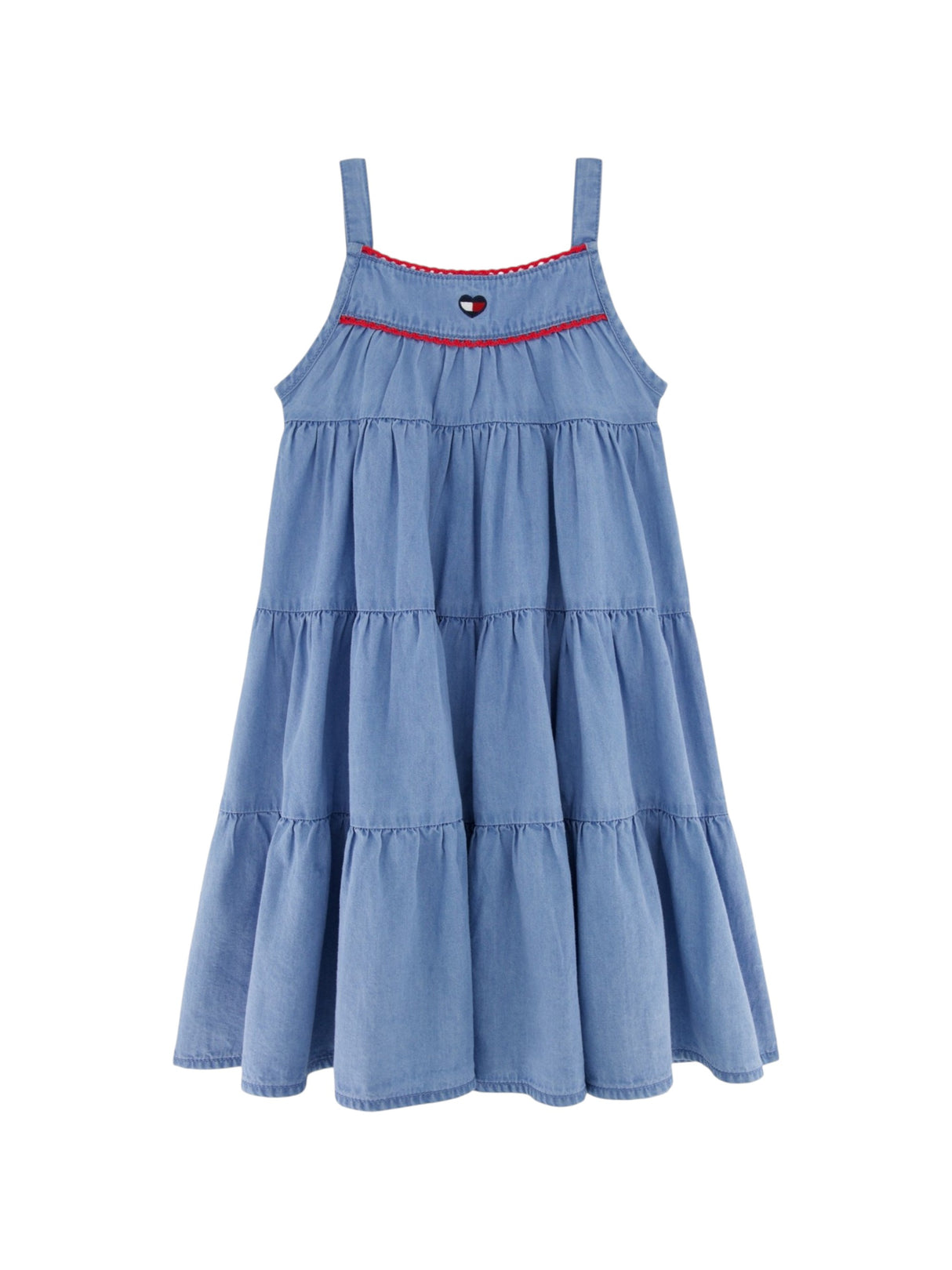 Image for Kids Girl's Plain Dress,Blue