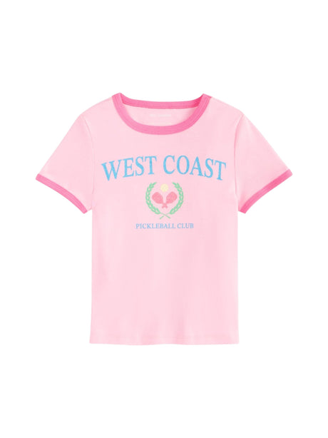 Image for Kids Girl's Printed Top,Pink