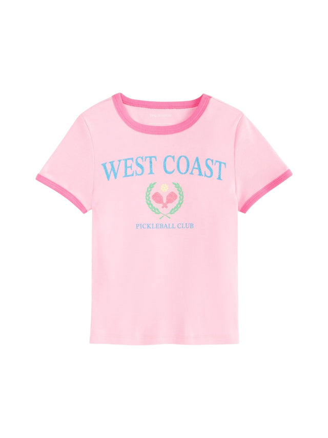 Image for Kids Girl's Printed Top,Pink