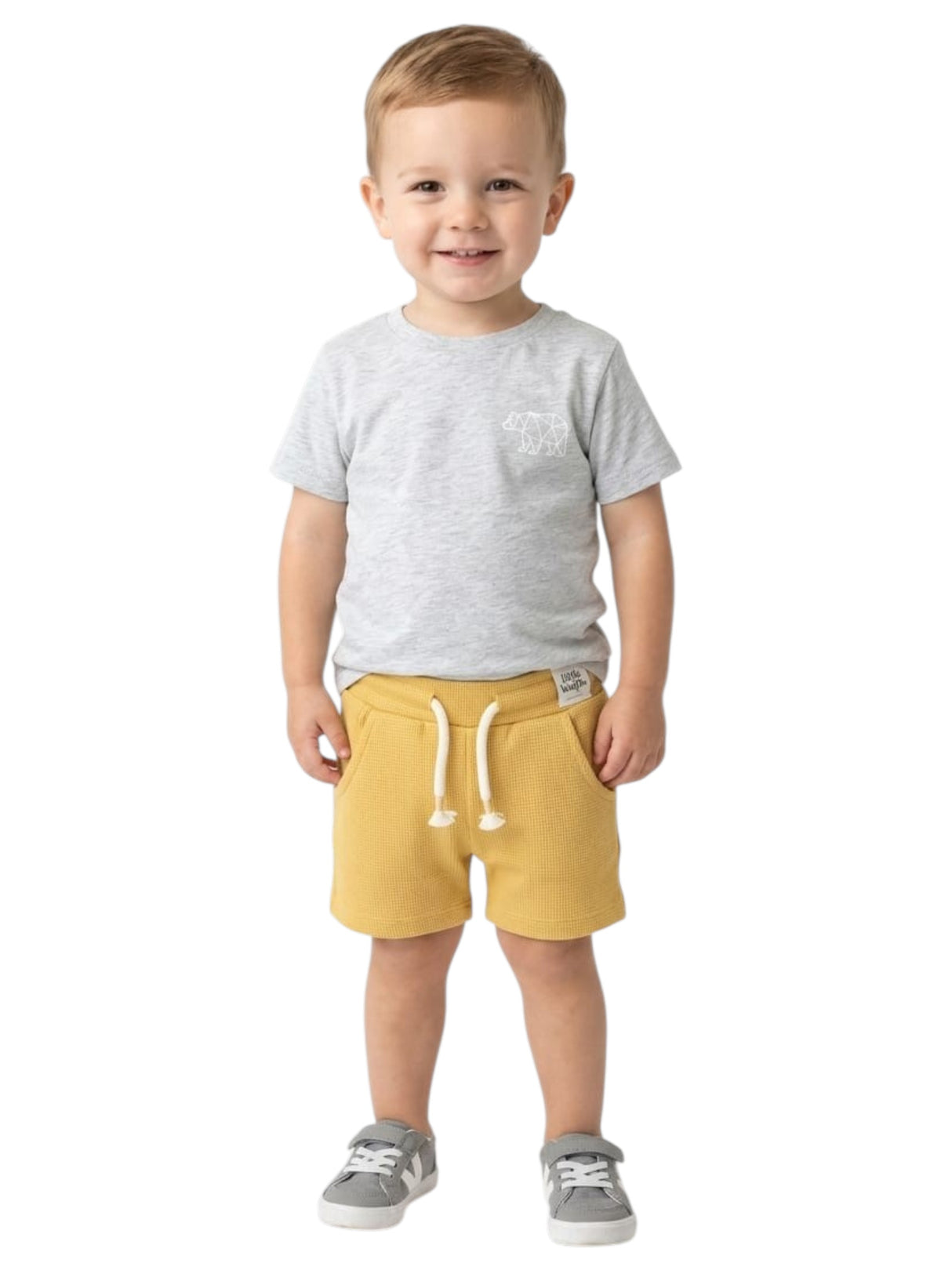Image for Kids  Boy's Textured Short,Duty Yellow