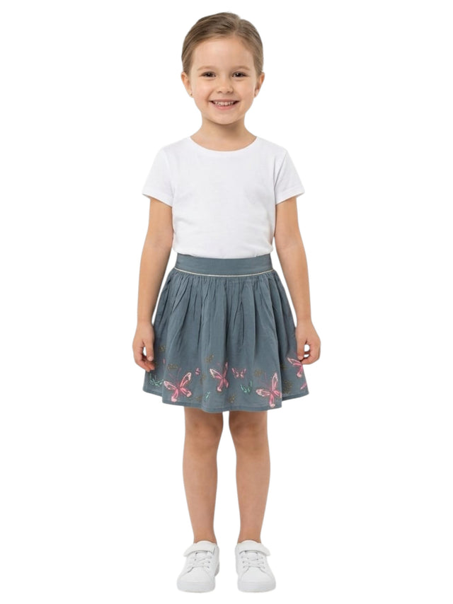 Image for Kids Girl's Printed Skirt,Grey