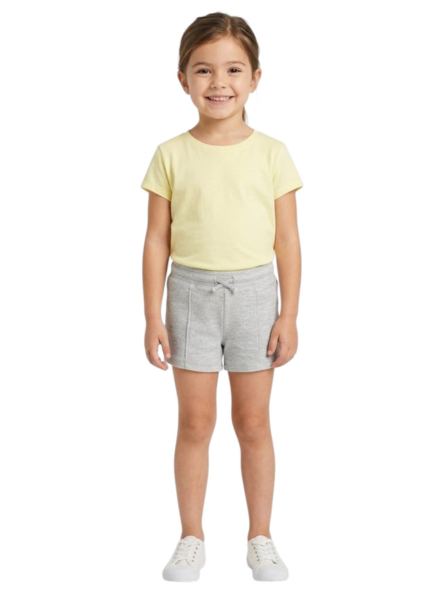 Image for Kids Girl's Textured Short,Grey