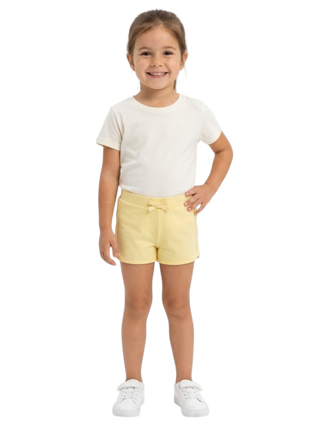 Image for Kids Girl's Plain Short,Yellow